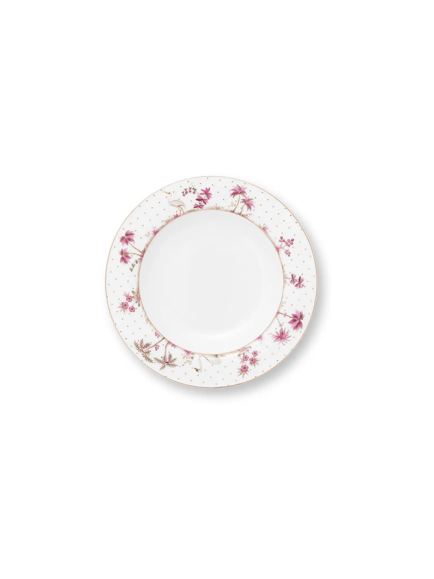 PIP STUDIO | Suppenteller 21,5cm JOLIE DOTS Gold/Pink | 